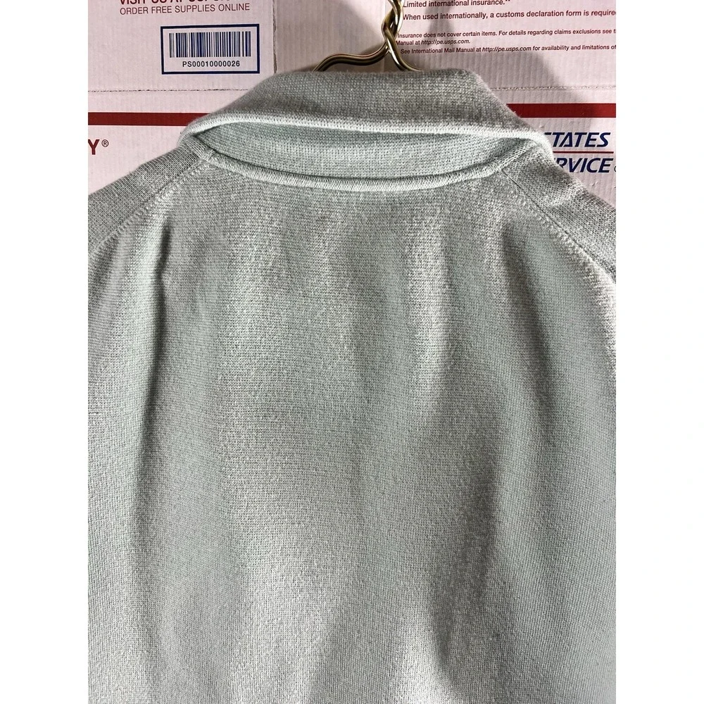 J. Crew Sophie Open Front Knit Sweater Blazer‎ Jacket Green S Merino Wool